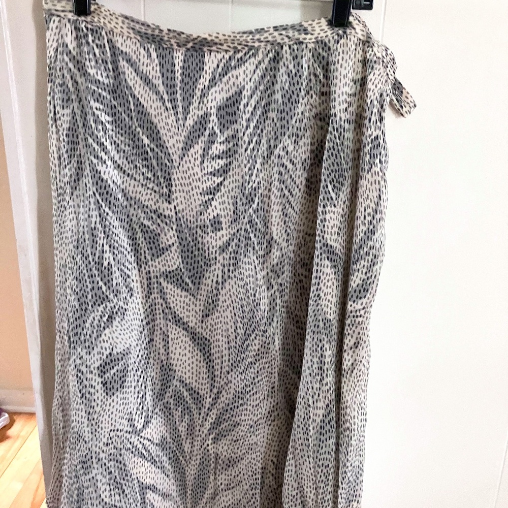 Talbots Silk skirt